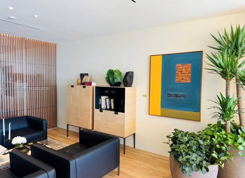 Furnished interior view inside a new home in , Miami (Image 12). Furnished interior view inside a new home in , Miami (Image 12).
