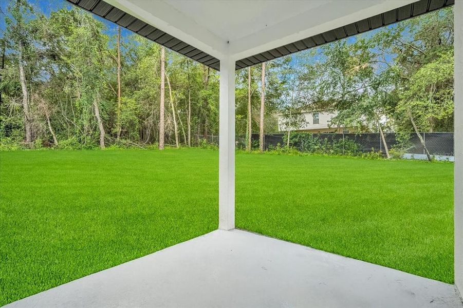 Lawn digitally enhanced to show expected appearance once matured. Lawn digitally enhanced to show expected appearance once matured.