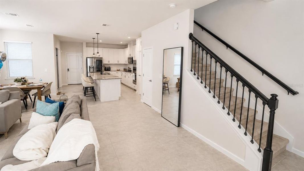 Furnished interior view inside a new home in , Apopka (Image 5). Furnished interior view inside a new home in , Apopka (Image 5).