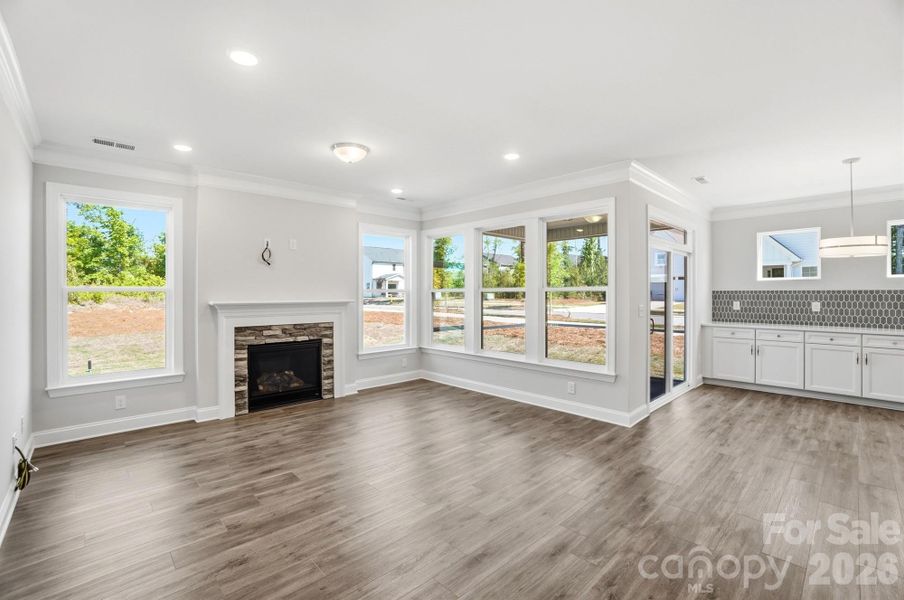 Spacious, unfurnished interior of a new home in Heritage - 55+ Community, Indian Trail (Image 36).