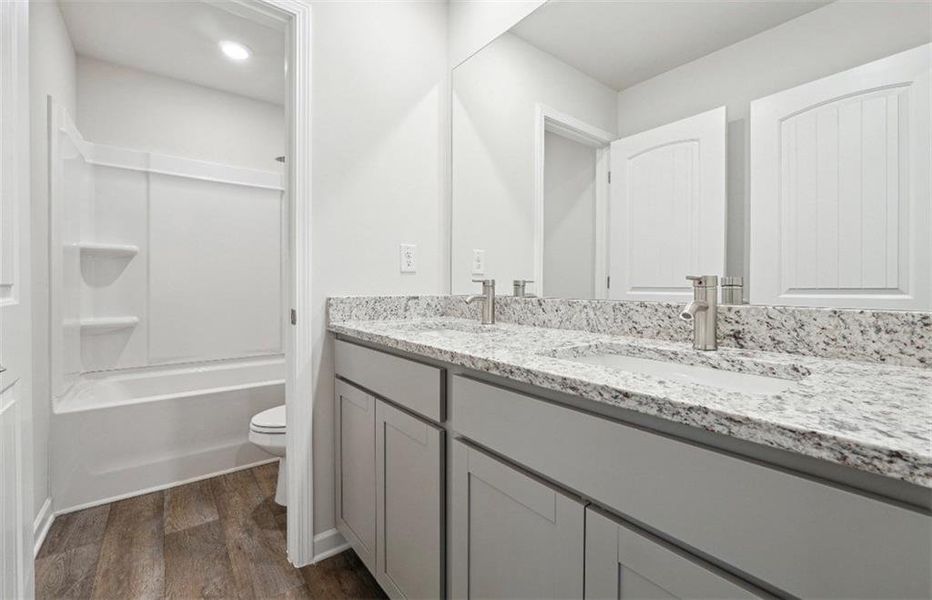 Furnished interior view inside a new home in River Walk Farm, Covington (Image 4).