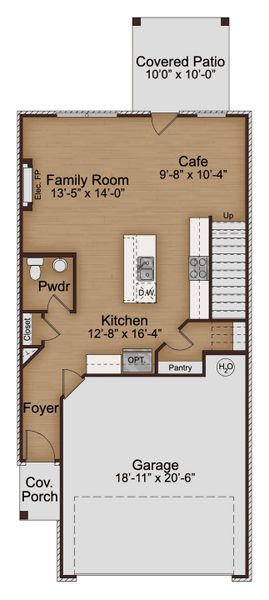 2D floor plan layout for the Wendover by McKinley Homes in Mulberry Summit, Flowery Branch, GA (Image 3). 2D floor plan layout for the Wendover by McKinley Homes in Mulberry Summit, Flowery Branch, GA (Image 3).