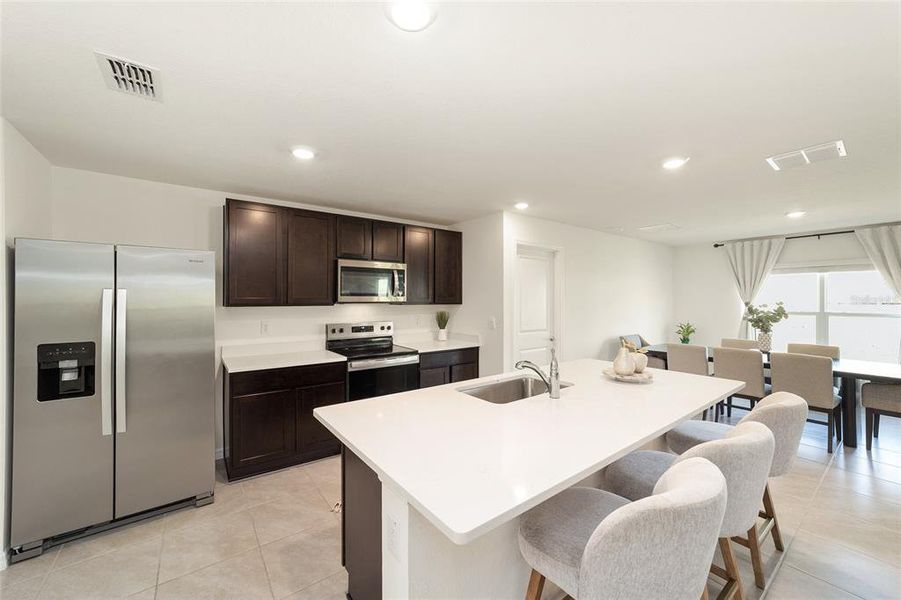 Furnished interior view inside a new home in Huntington Ridge, Ocala (Image 12).
