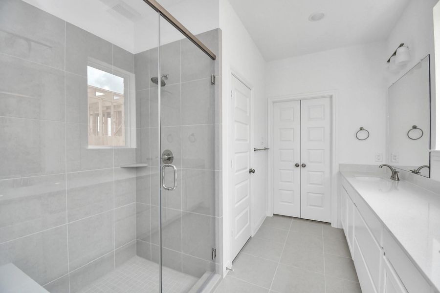 Furnished interior view inside a new home in Elyson, Katy (Image 7).