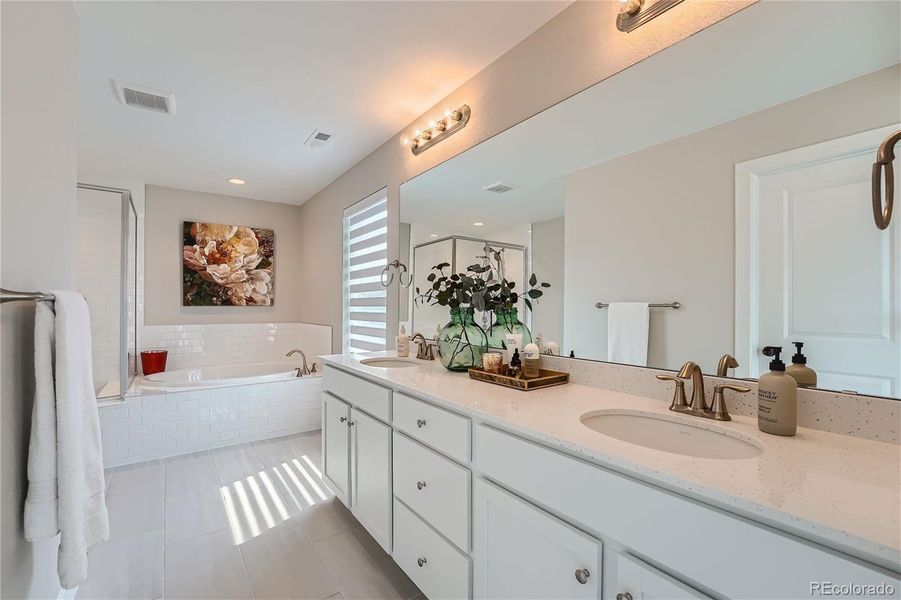 Furnished interior view inside a new home in Morgan Hill, Erie (Image 3).