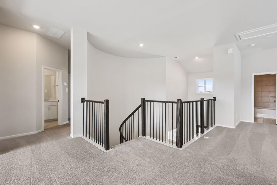 Photo is not of the actual home, but is an inspirational photo of builder’s model home and may depict options, furnishings, and/or decorator features that are not included