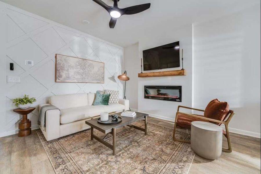 Furnished interior view inside a new home in Azalea Hills, Temple (Image 10).