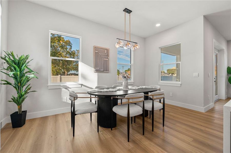 Furnished interior view inside a new home in , Tampa (Image 20).
