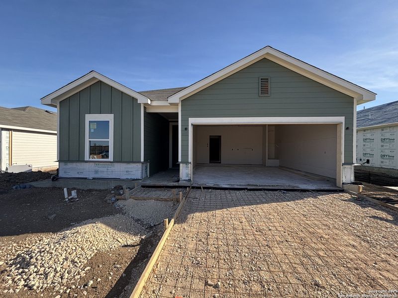 In-progress construction of a new home in The Summit at Saddlebrook Ranch 55's, Schertz, TX (Image 24).