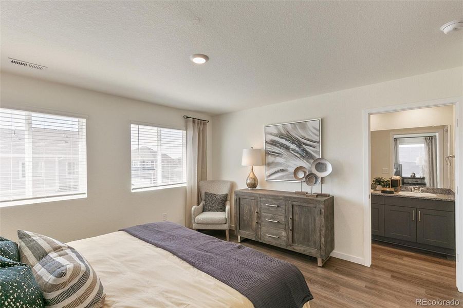 Furnished interior view inside a new home in Settlers Crossing, Commerce City (Image 7).