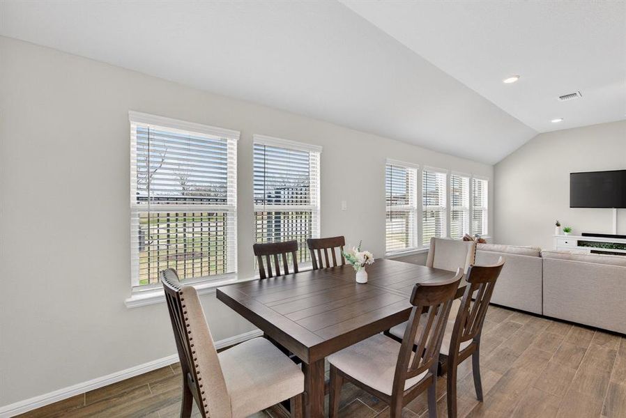 Furnished interior view inside a new home in Sagebrook, Denton (Image 5).