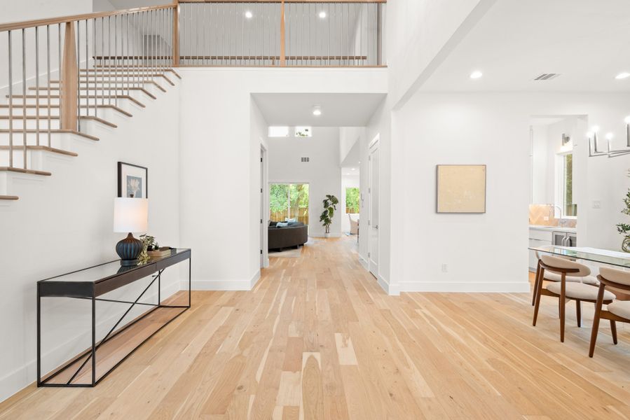 Furnished interior view inside a new home in , Dallas (Image 9).