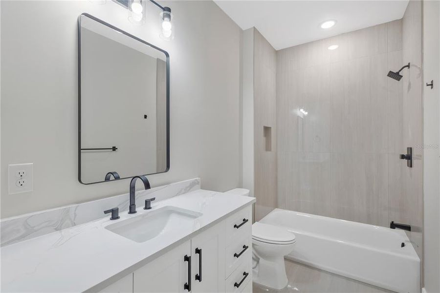 Furnished interior view inside a new home in , Tampa (Image 12). Furnished interior view inside a new home in , Tampa (Image 12).