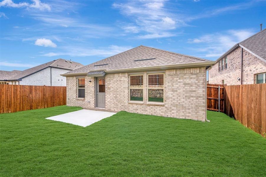 Exterior details and patio area of a home in Elevon, Lavon (Image 24). Exterior details and patio area of a home in Elevon, Lavon (Image 24).