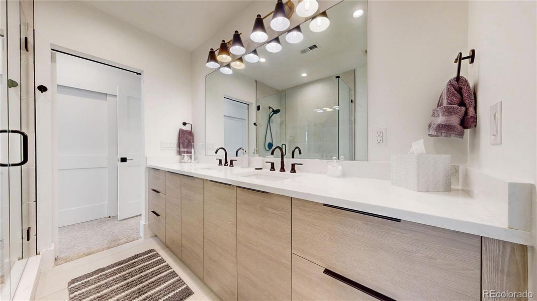 Furnished interior view inside a new home in , Denver (Image 35). Furnished interior view inside a new home in , Denver (Image 35).