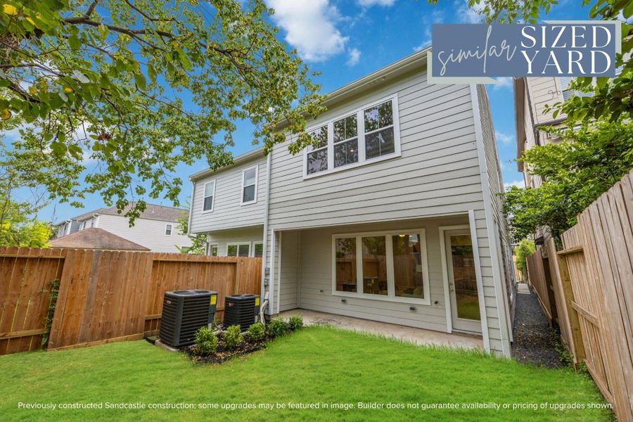 Step outside to your wide, covered porch, overlooking a generously sized, fully sodded yard, enclosed by a cedar privacy fence for moments of peaceful solitude. Step outside to your wide, covered porch, overlooking a generously sized, fully sodded yard, enclosed by a cedar privacy fence for moments of peaceful solitude.