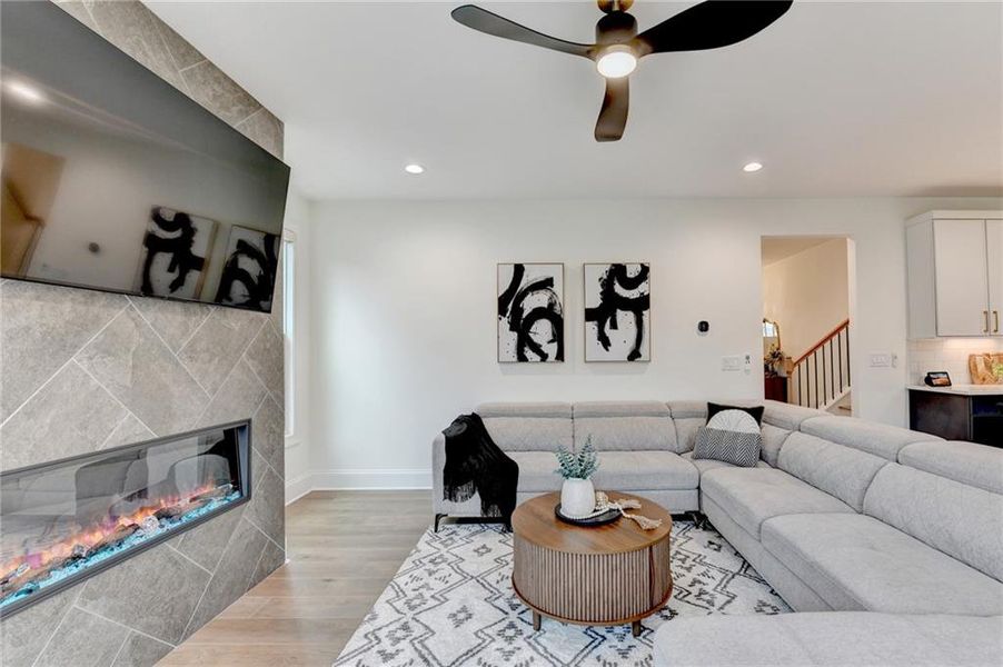 Furnished interior view inside a new home in , Woodstock (Image 31).