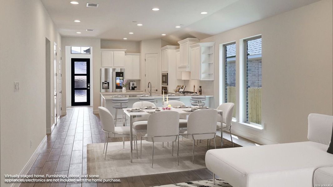 Furnished interior view inside a new home in Kallison Ranch, San Antonio (Image 11).