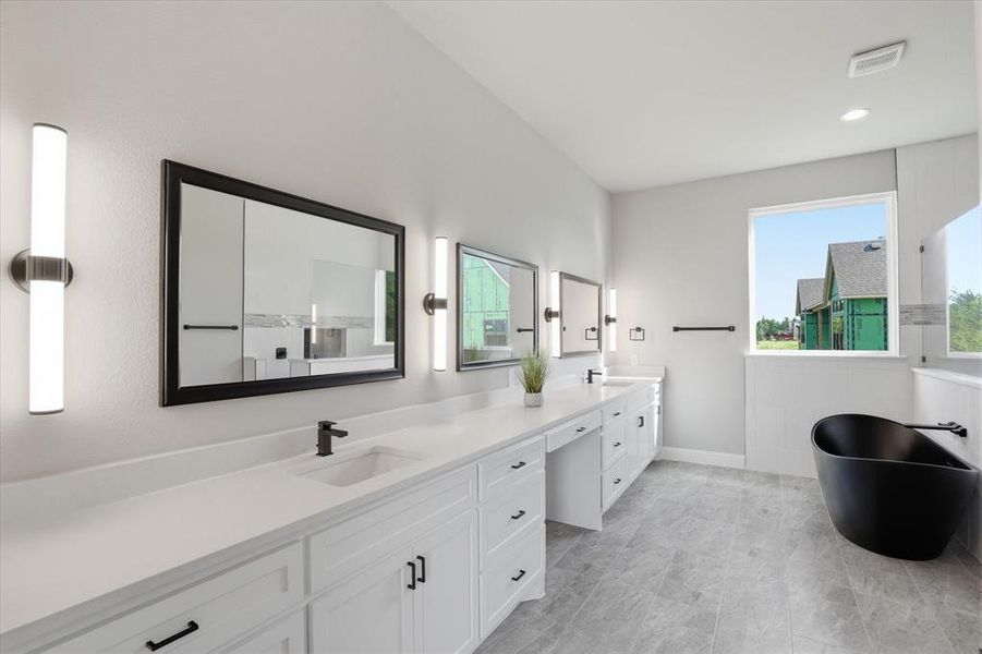 Furnished interior view inside a new home in , Waxahachie (Image 17).
