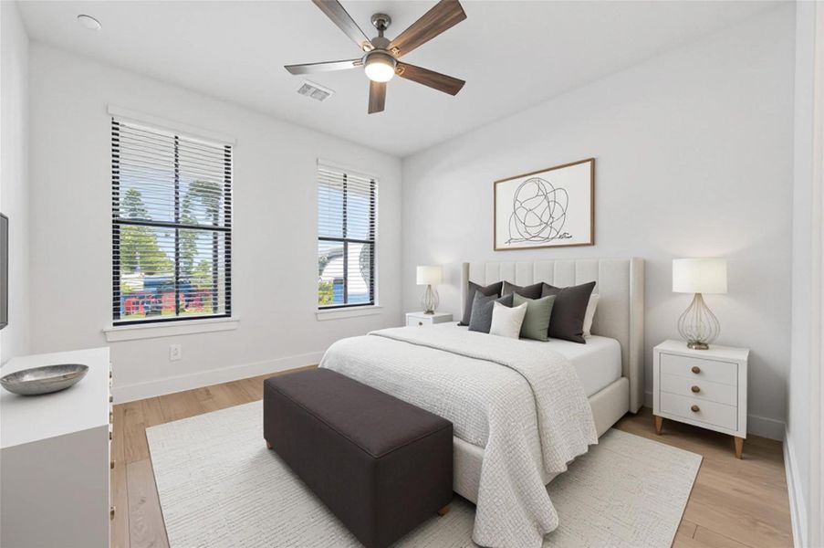 Furnished interior view inside a new home in Sorella, Tomball (Image 16).