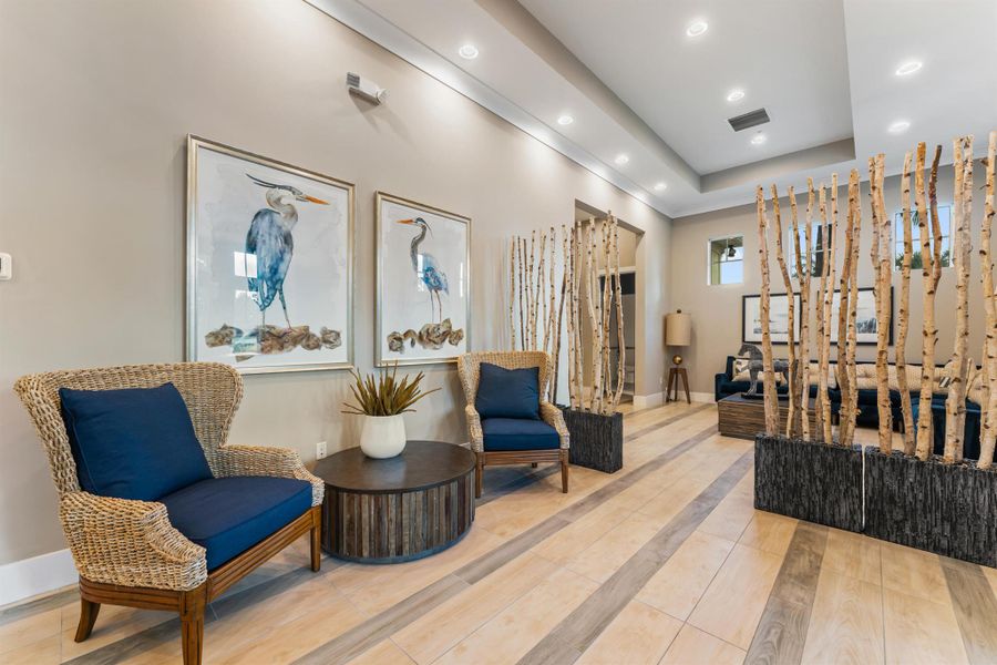 Furnished interior view inside a new home in Banyan Bay, Stuart (Image 9).