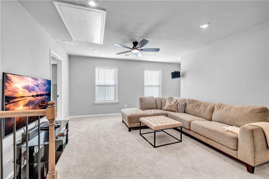 Furnished interior view inside a new home in Briar Creek, Atlanta (Image 6).