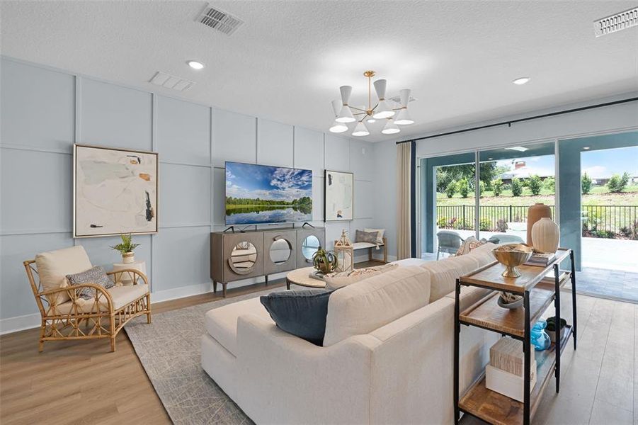 Furnished interior view inside a new home in Eden Crest, Apopka (Image 15).