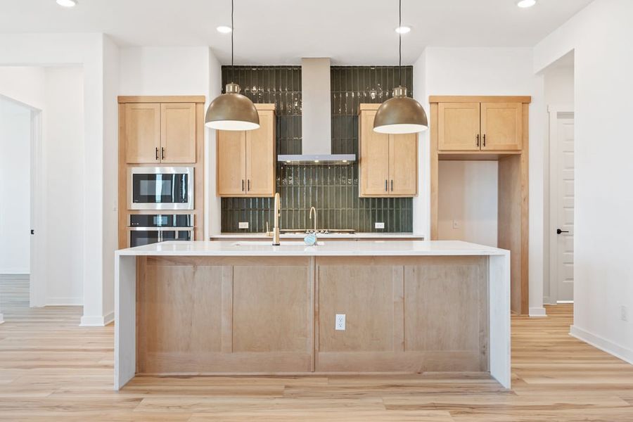 Furnished interior view inside a new home in Park Collection at Lariat, Liberty Hill (Image 12).