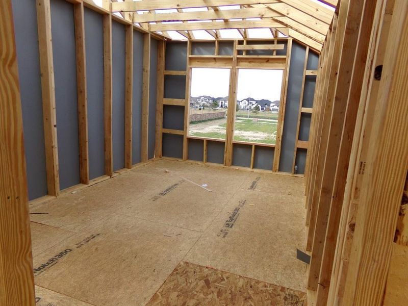 In-progress construction of a new home in Dunham Pointe 65' Homesites, Cypress, TX (Image 4).