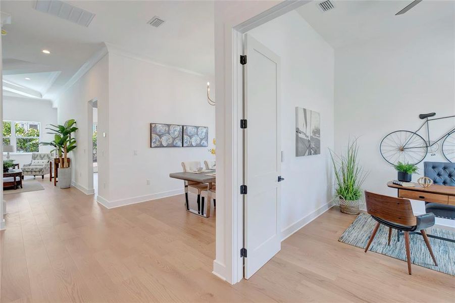 Furnished interior view inside a new home in , Tampa (Image 8).
