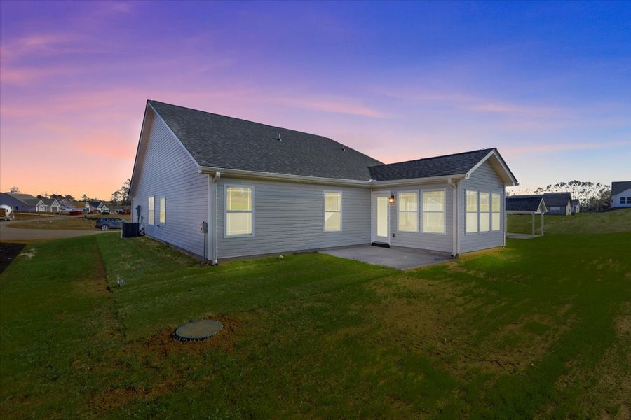Representative exterior photo of a completed home built from the Morgan by Enchanted Homes in Mills Gin, Campobello, SC (Image 20).