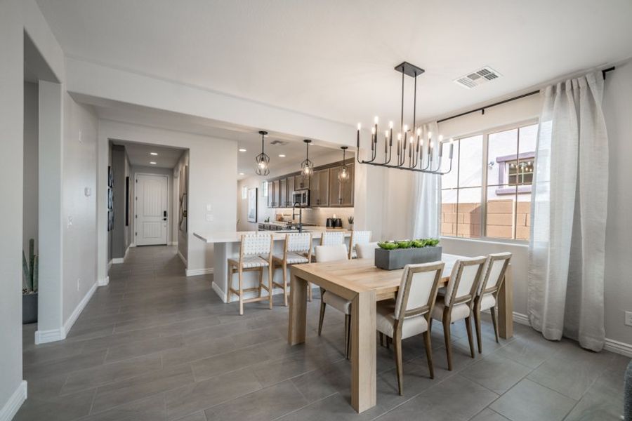 Furnished interior view inside a new home in Hawes Crossing, Mesa (Image 7).