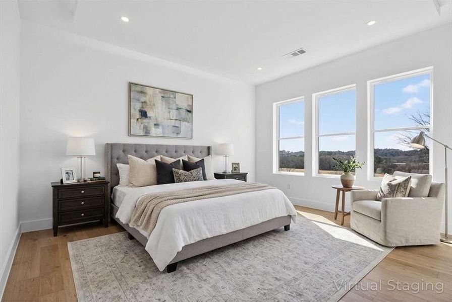 Furnished interior view inside a new home in , Canton (Image 15).