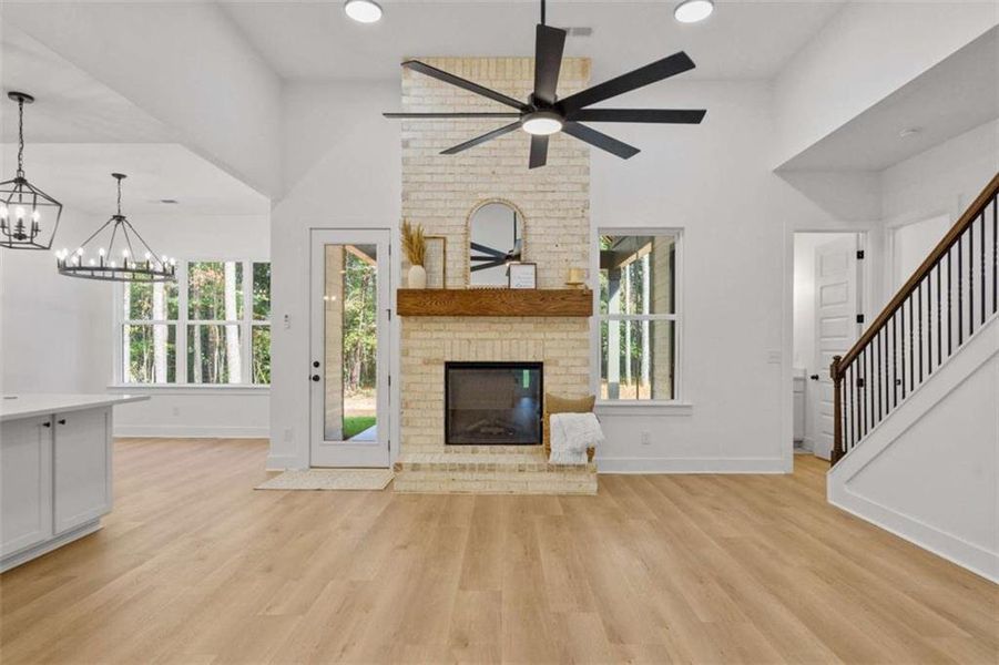 Spacious, unfurnished interior of a new home in , Jenkinsburg (Image 54).