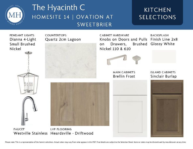 Sample of building materials used in homes in Ovation at Sweetbrier, Durham (Image 18). Sample of building materials used in homes in Ovation at Sweetbrier, Durham (Image 18).