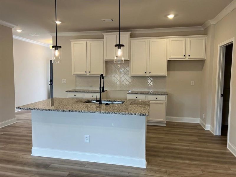 Furnished interior view inside a new home in Crofton Place Enclave, Snellville (Image 6).