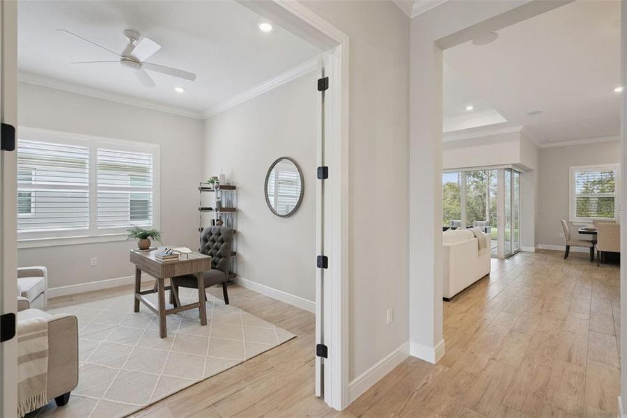Furnished interior view inside a new home in Del Webb Sunbridge, St. Cloud (Image 5). Furnished interior view inside a new home in Del Webb Sunbridge, St. Cloud (Image 5).