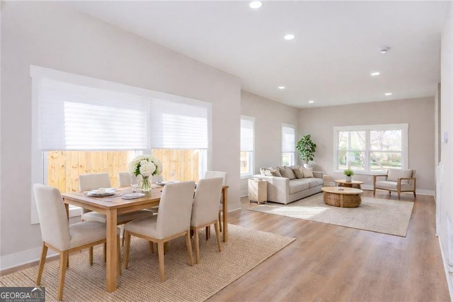 Furnished interior view inside a new home in , East Point (Image 4).