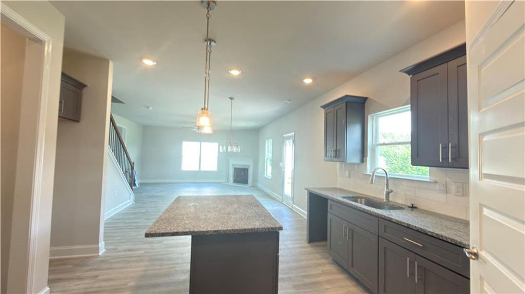 Furnished interior view inside a new home in Habersham Meadows, Demorest (Image 10).