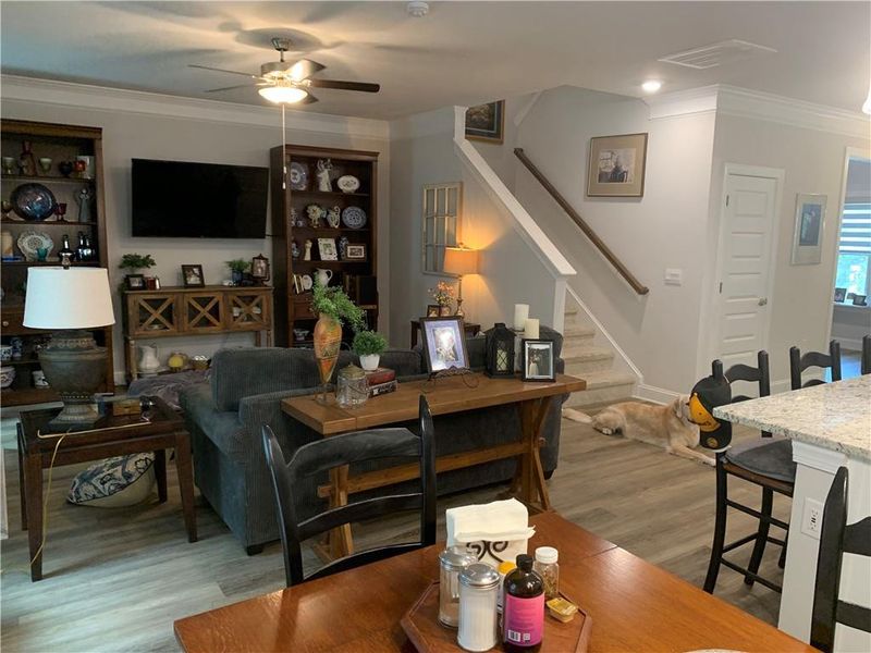 Furnished interior view inside a new home in Holiday Pines, Buford (Image 22).