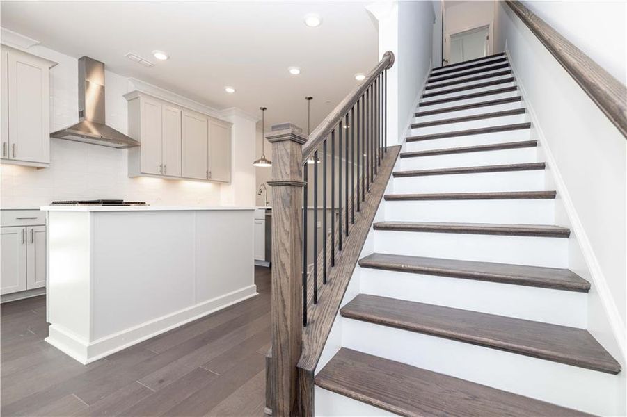 Furnished interior view inside a new home in Ecco Park, Alpharetta (Image 9).