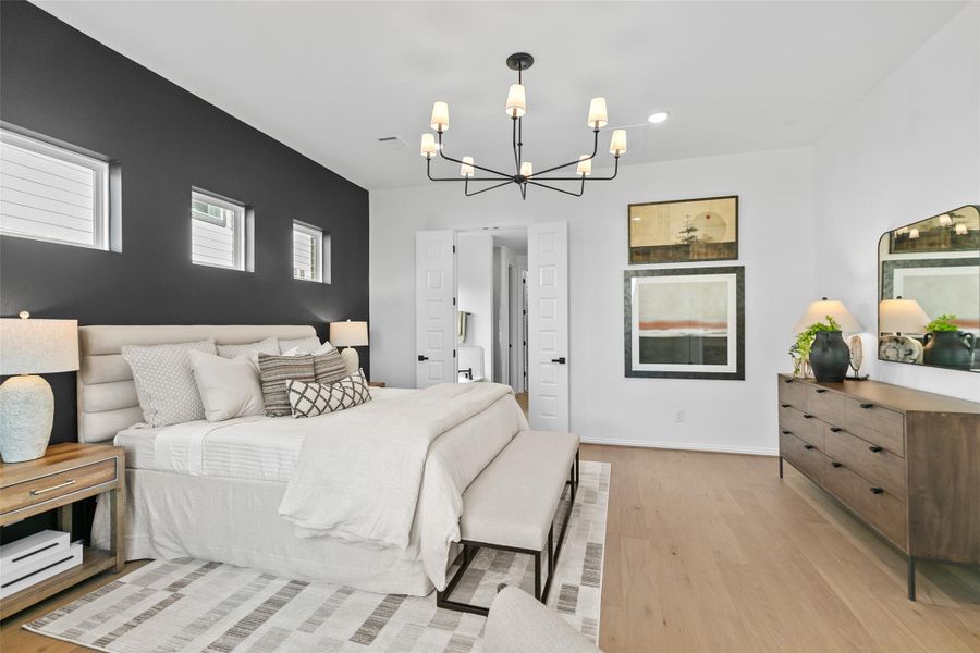 Furnished interior view inside a new home in River Ranch, Dayton (Image 28).