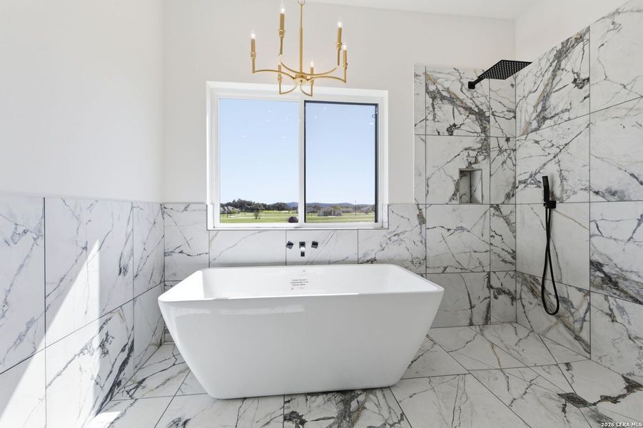 Furnished interior view inside a new home in , Bandera (Image 16).