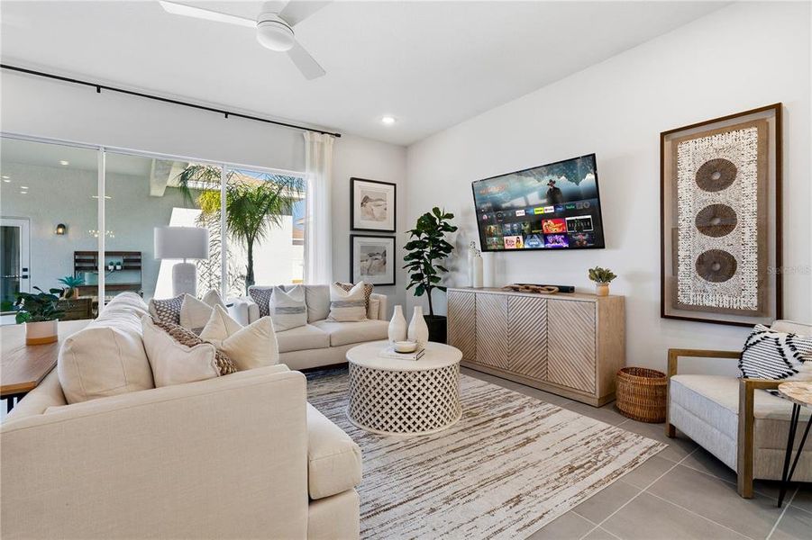 Furnished interior view inside a new home in , Winter Garden (Image 14). Furnished interior view inside a new home in , Winter Garden (Image 14).