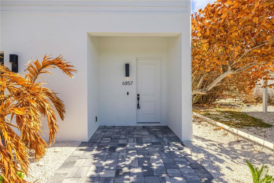Exterior details and patio area of a home in , New Smyrna Beach (Image 4). Exterior details and patio area of a home in , New Smyrna Beach (Image 4).