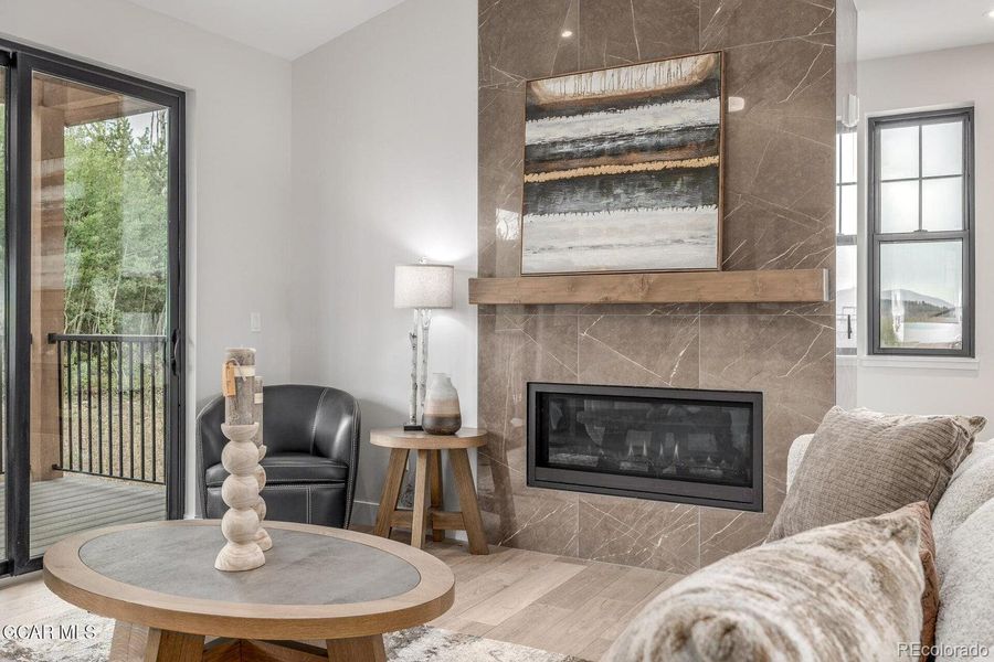 Furnished interior view inside a new home in , Granby (Image 6).