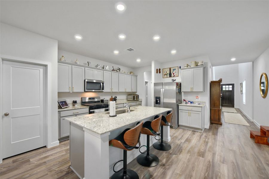 Furnished interior view inside a new home in Paloma at Sanford Farms, Waller (Image 17).