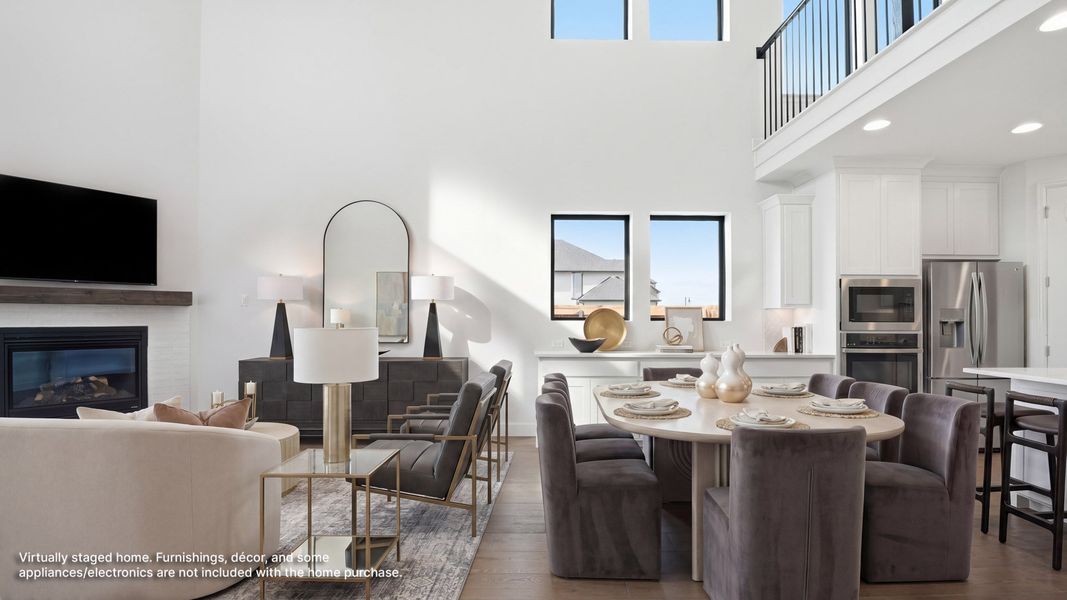 Furnished interior view inside a new home in Cambridge Crossing, Celina (Image 5).