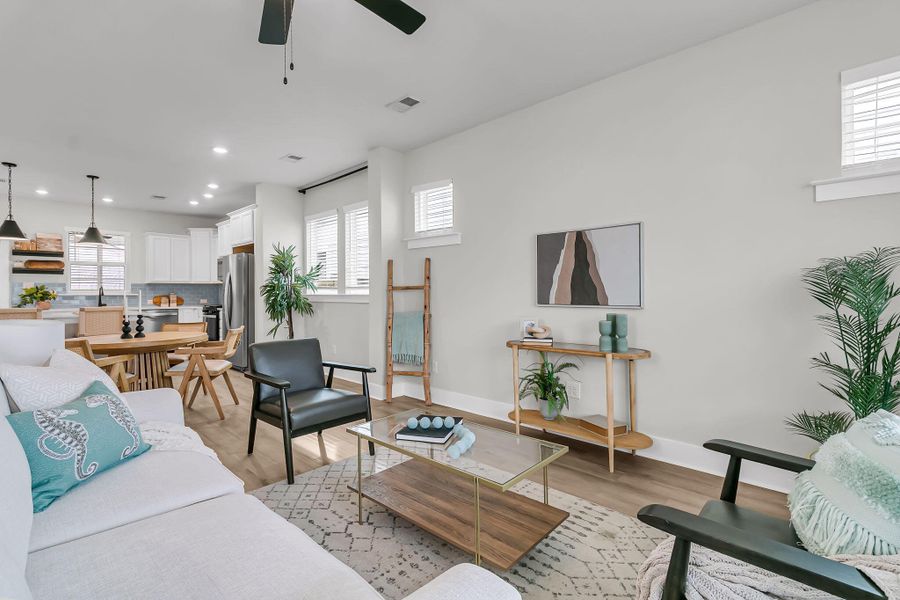 Furnished interior view inside a new home in Nexton - Midtown - The Park Collection, Summerville (Image 35).