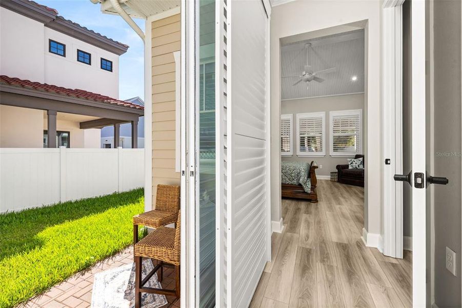 Exterior details and patio area of a home in , Celebration (Image 44).